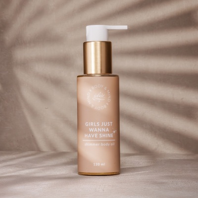 GIRLS JUST WANNA HAVE SHINE Shimmer Body Oil Olejek do ciała ze złotymi drobinkami
